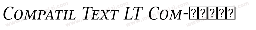 Compatil Text LT Com字体转换